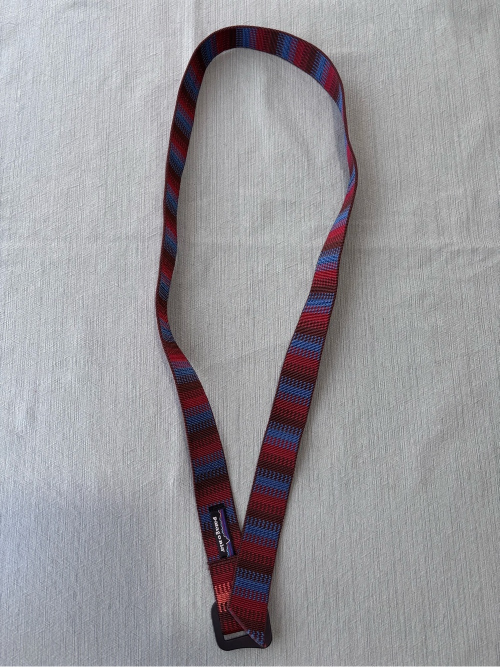 Patagonia Red and Blue Woven Webbing Belt 36 NWOT - Picture 4 of 8